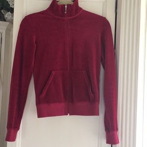 Red Juicy Couture Zip Up